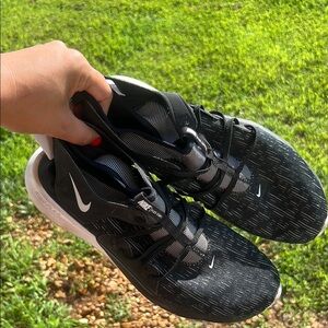 Nike Black and White Running Shoes
